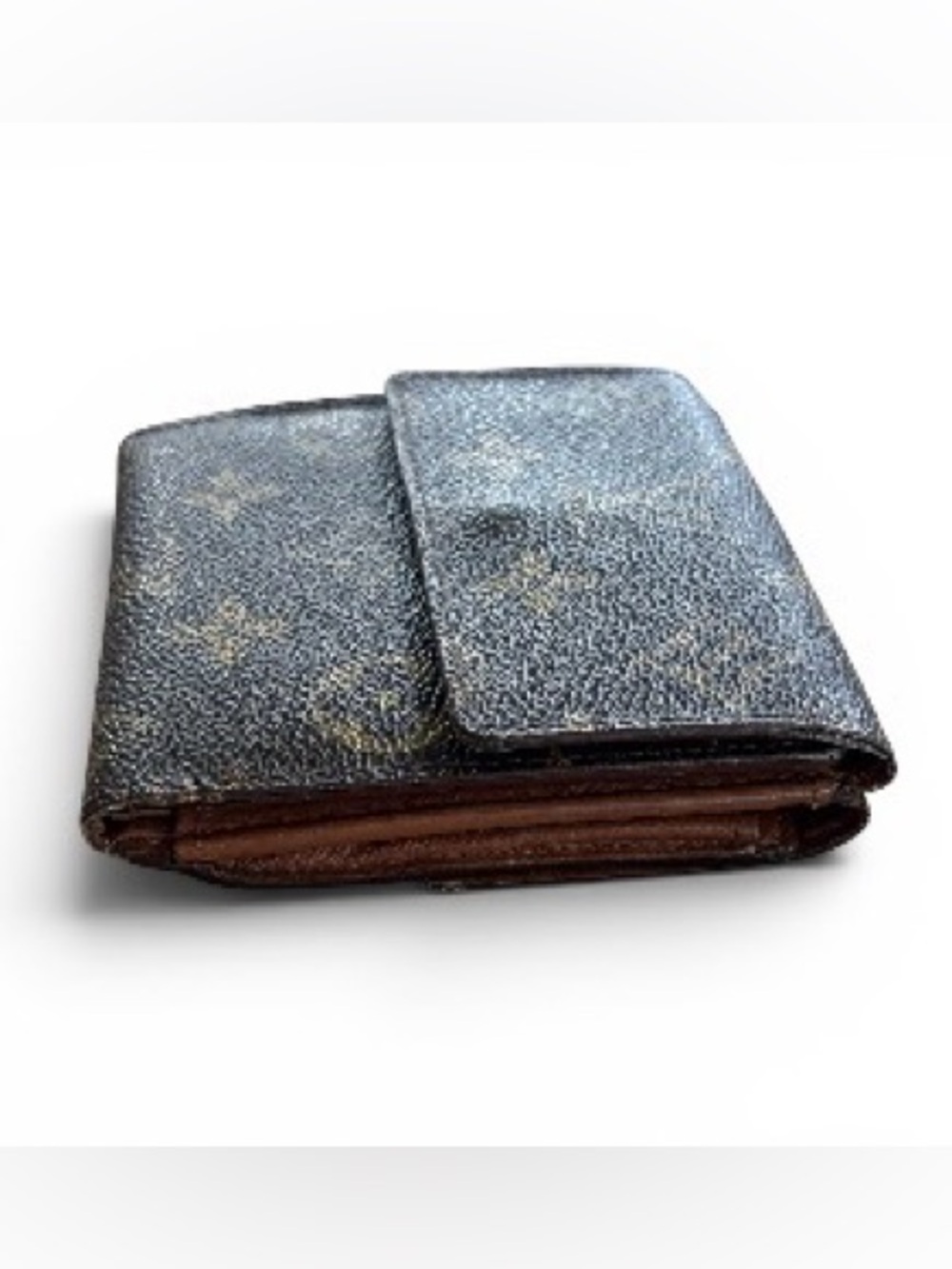 Louis Vuitton Monogram Elise Small Snap Wallet Brown LV Compact Wallet - Picture 13 of 15